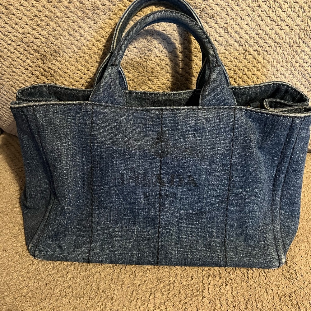 Prada Dark Denim Canapa